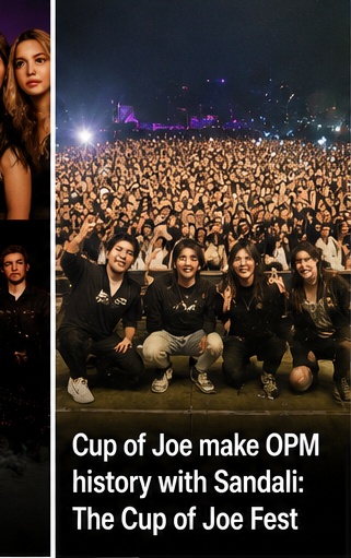 Cup of Joe make OPM history with Sandali: The Cup of Joe Fest