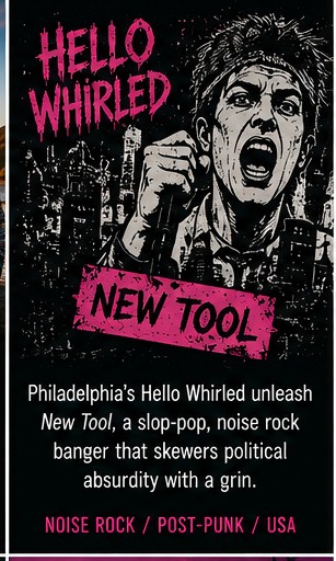 Hello Whirled makes New Tool sound like slop-pop satire with a collapsing grin