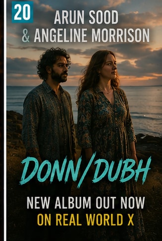 Folk multi-instrumentalists Arun Sood and Angeline Morrison for Hebridean collaborative album Donn Dubh.