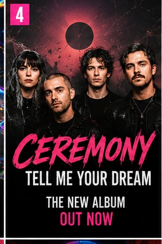 California post-punk group Ceremony performing live for album Tell Me Your Dream.