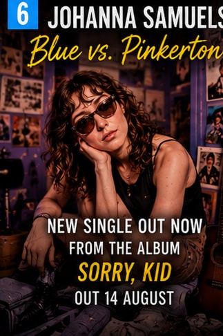 Johanna Samuels performing for new single Blue vs. Pinkerton.