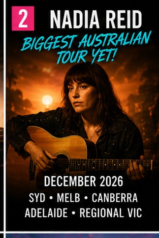 New Zealand singer-songwriter Nadia Reid performing live on stage.