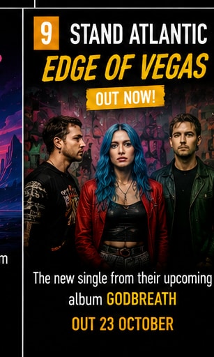 Stand Atlantic release new single EDGE OF VEGAS from upcoming album GODBREATH.