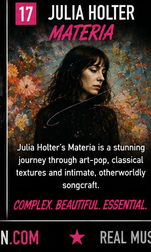 Julia Holter's new avant-garde art pop album Materia receives weekend critical acclaim.
