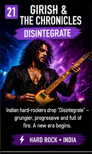 Indian hard-rock band Girish and the Chronicles share new single Disintegrate.