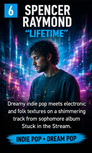 Spencer Raymond releases atmospheric indie-pop track Lifetime.