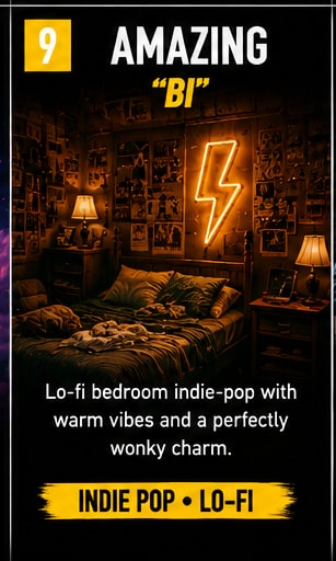 Amazing releases warm lo-fi indie-pop track Bi.