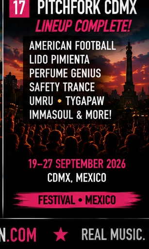 Pitchfork Music Festival CDMX completes its 2026 festival roster.