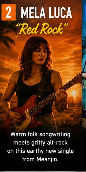 Mela Luca presents earthy folk-rock single Red Rock.