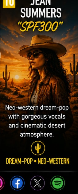 Jean Summers presents neo-western dream-pop single SPF300.