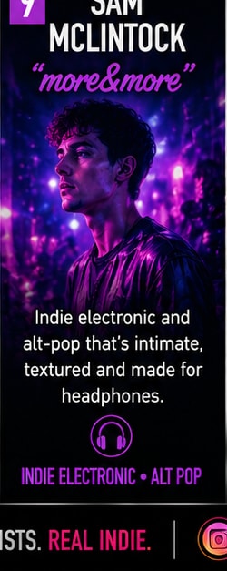 Sam McLintock releases indie-electronic single more&more.