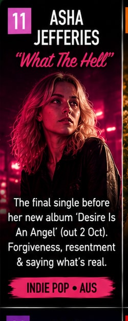 Asha Jefferies previews album Desire Is An Angel with single What The Hell.