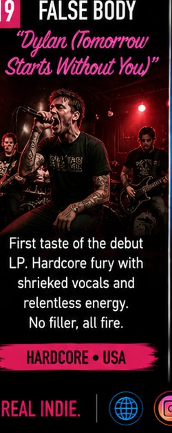 False Body unleash intense hardcore single Dylan (Tomorrow Starts Without You).