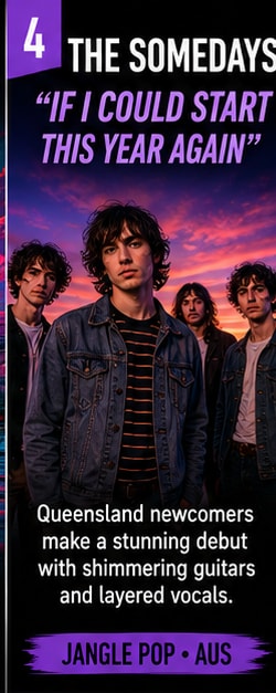 The Somedays debut with double A-side single If I Could Start This Year Again.