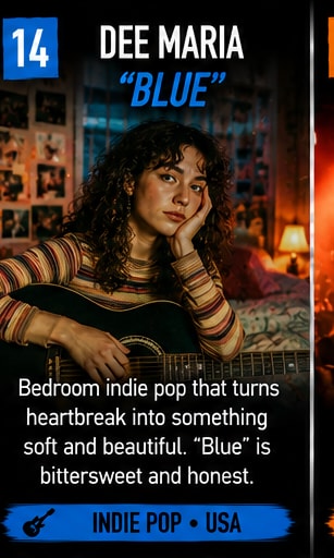 Theatrical indie-pop stage with moonlit backdrop and moody dramatic lighting for graves avenue.
