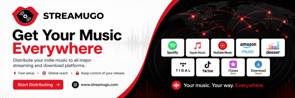 STREAMUGO - Get Your Music Everywhere. Distribute your indie music to all major platforms.